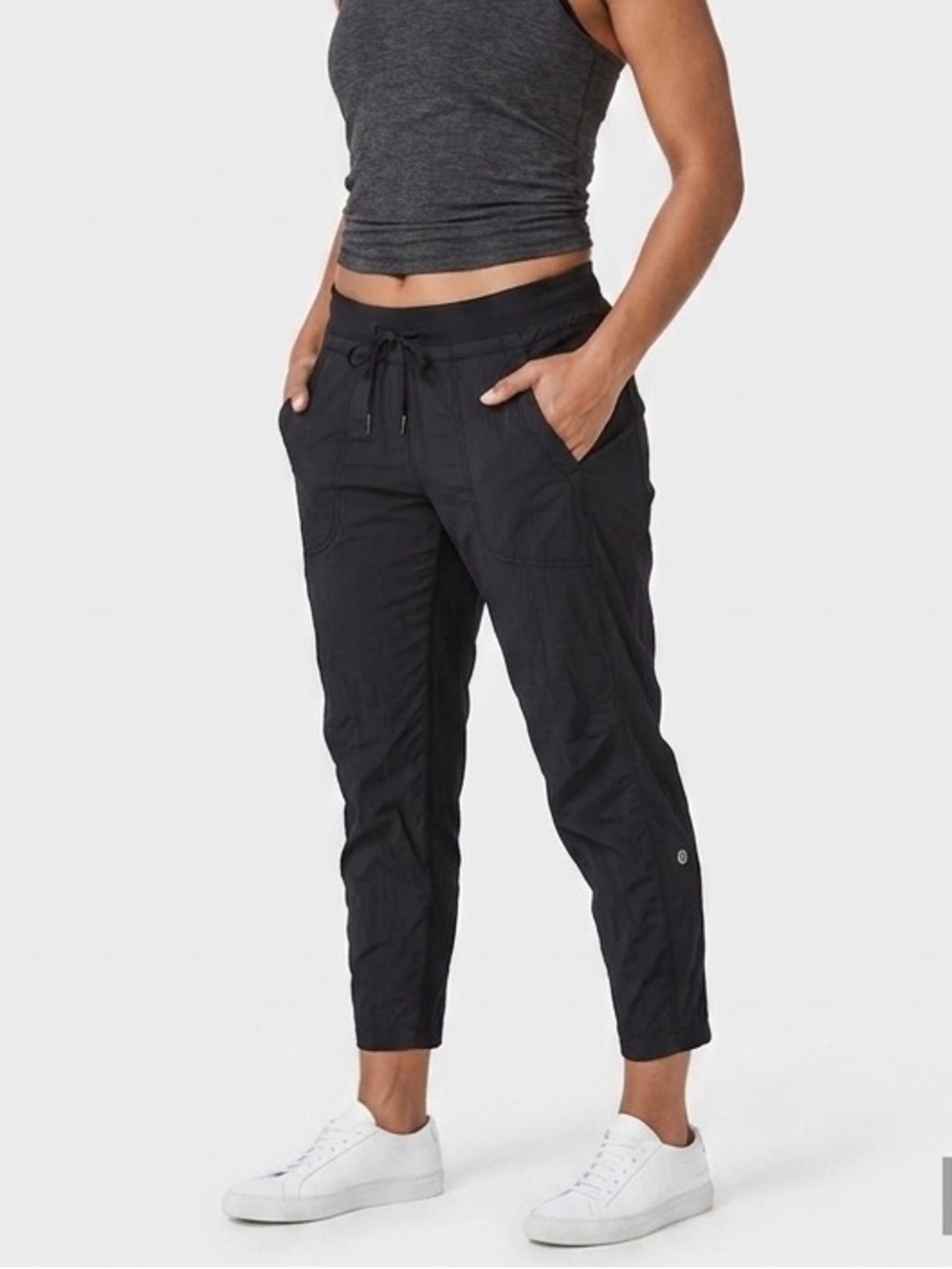 lululemon athletica Black Ankle Crop Pants